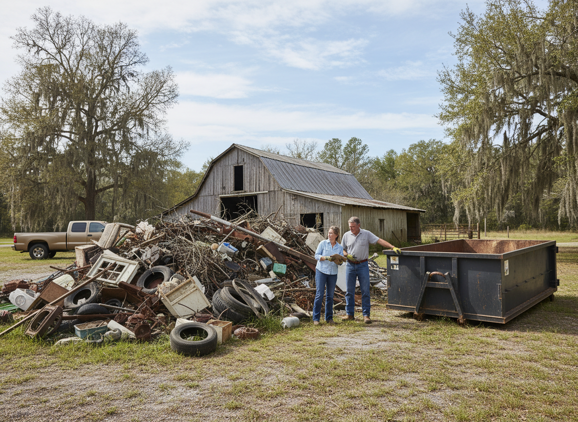 How to Estimate Dumpster Size for Rural Cleanup Jobs in Hodge