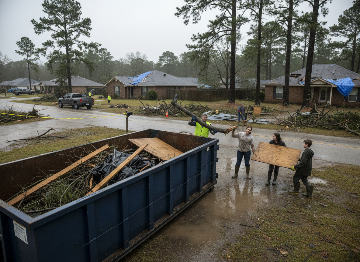 Storm Debris Removal Steps After Heavy Rains in Jackson Parish